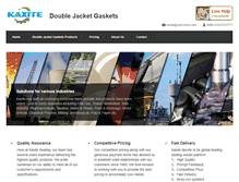 Tablet Screenshot of double-jacket-gaskets.com